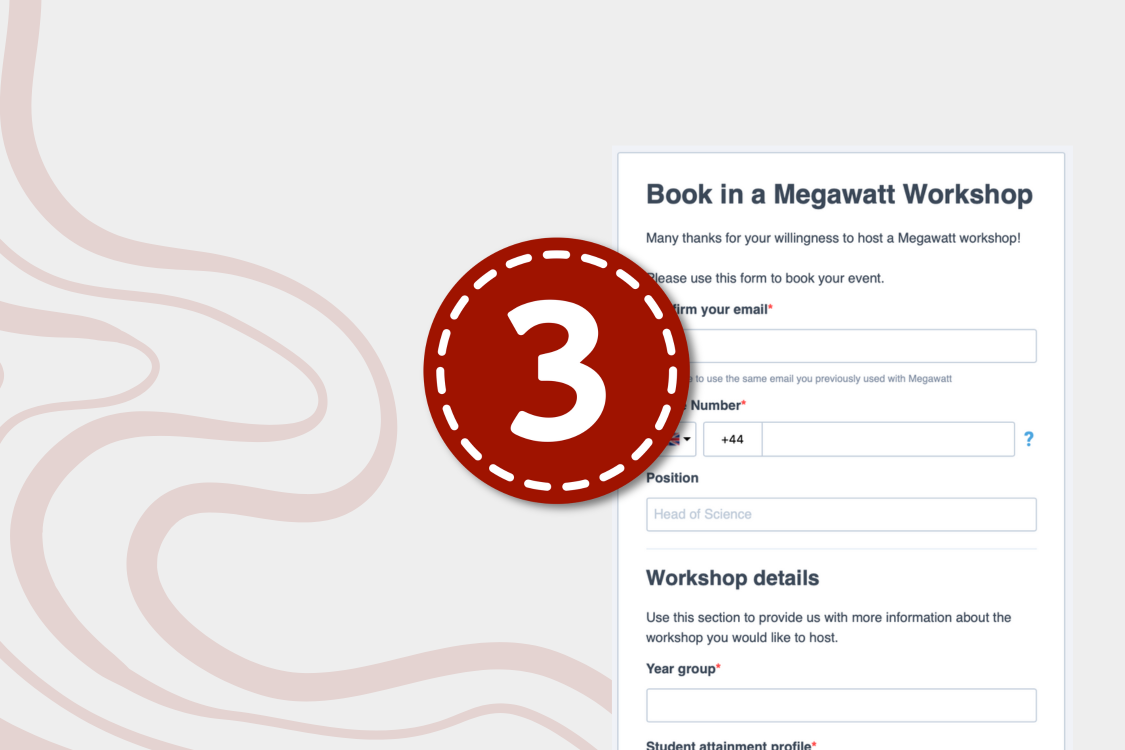 Step 3: Book MW Workshop